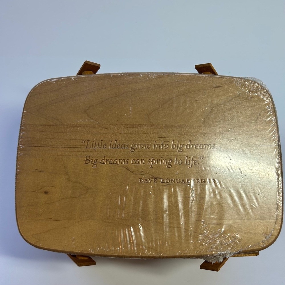 Longaberger Home Office 10th Anniversary Basket 2007 Lid Liner Protector NEW - Picture 2 of 13